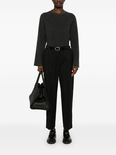 Brunello Cucinelli pinstripe trousers outlook