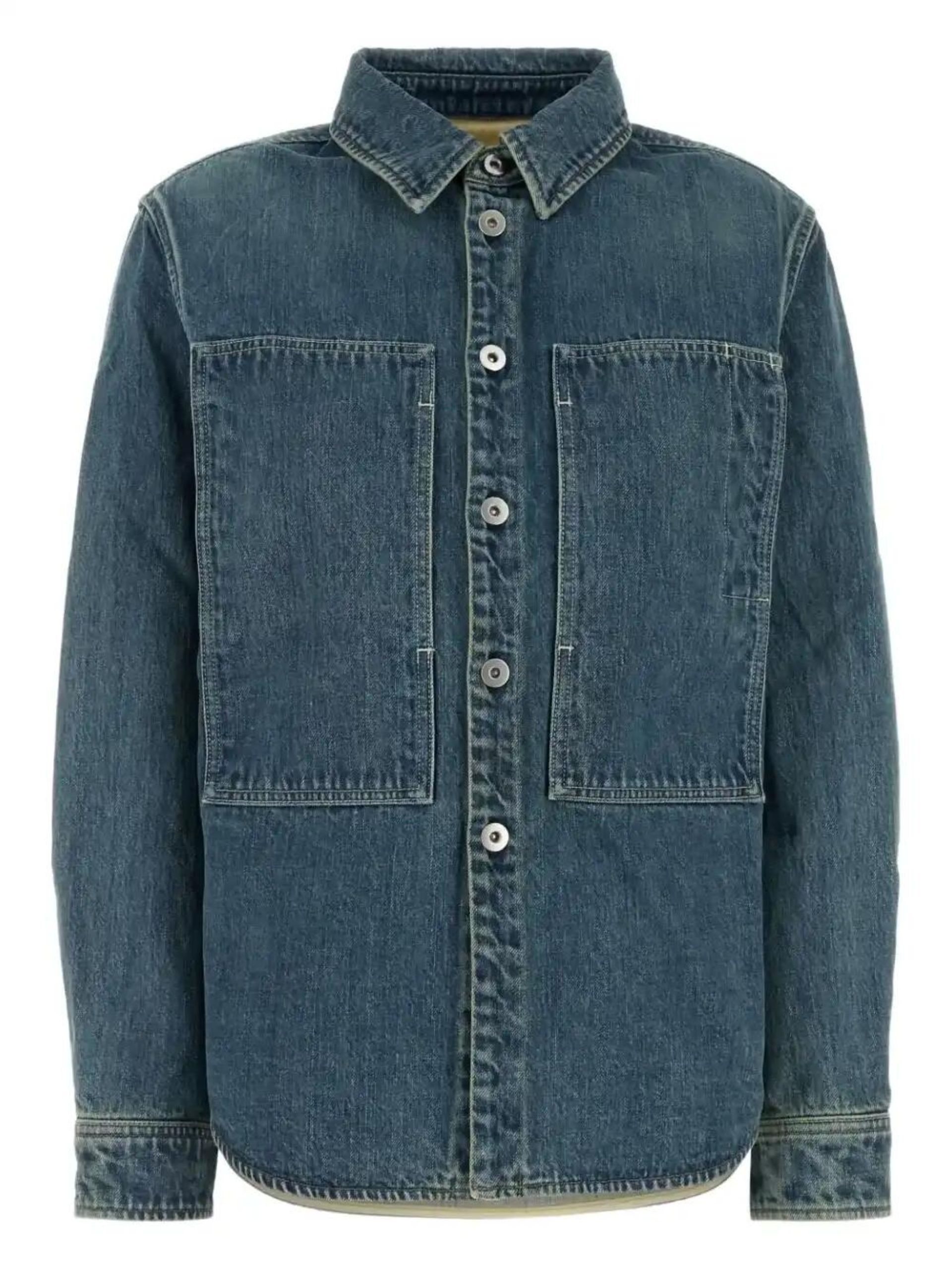 denim oversized shirt - 1
