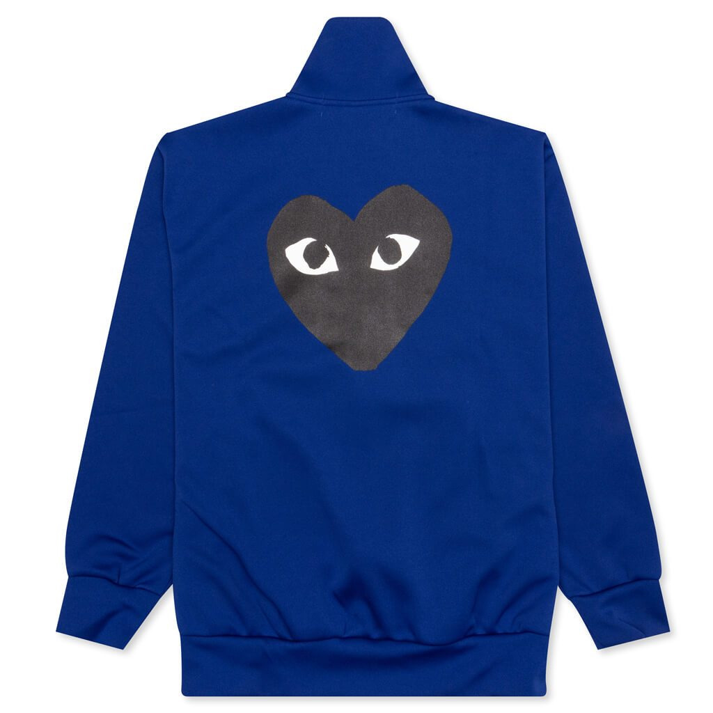 COMME DES GARCONS PLAY BIG BLACK HEART SWEATSHIRT - NAVY - 2