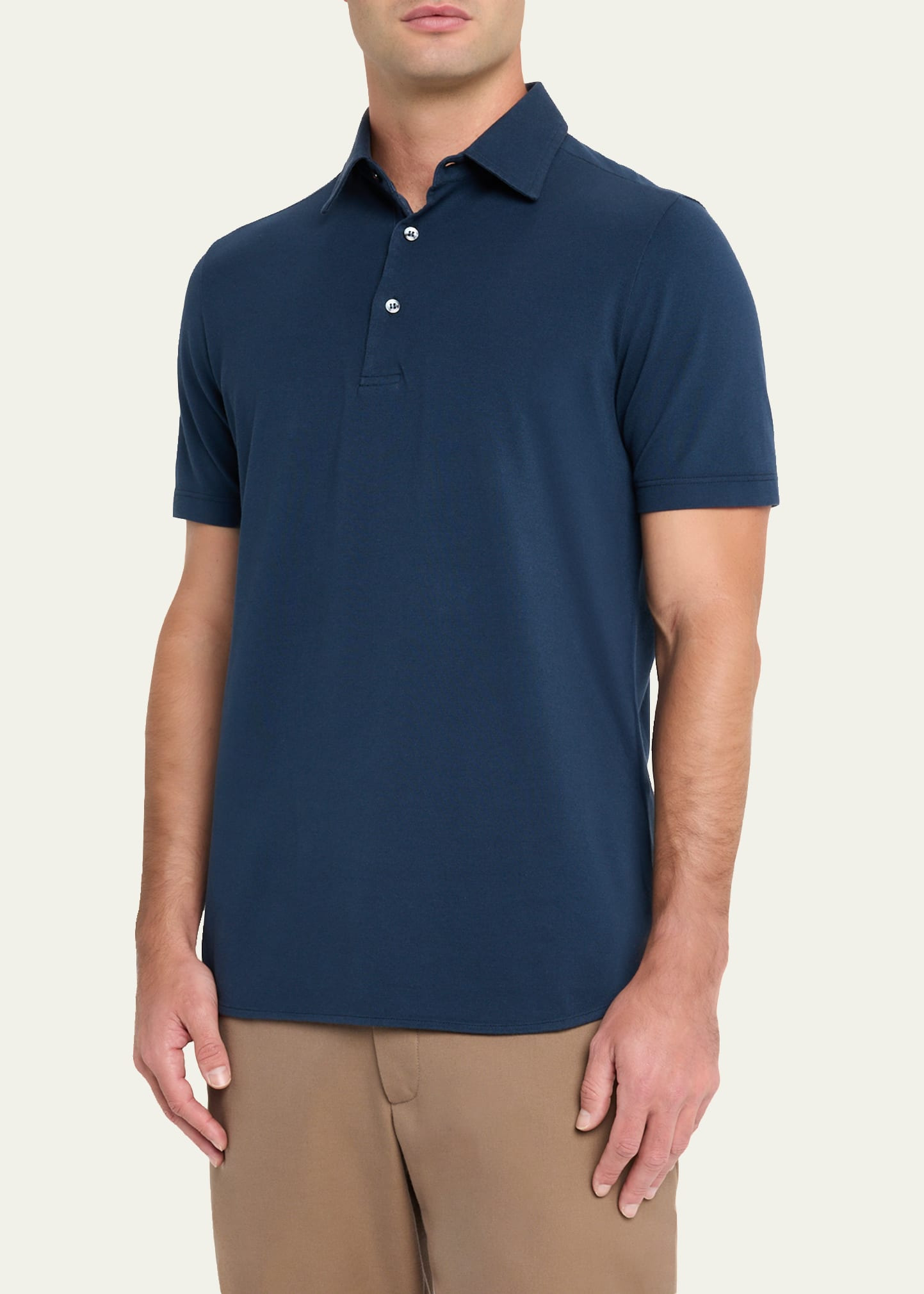 Men's Cotton Pique Polo Shirt - 4
