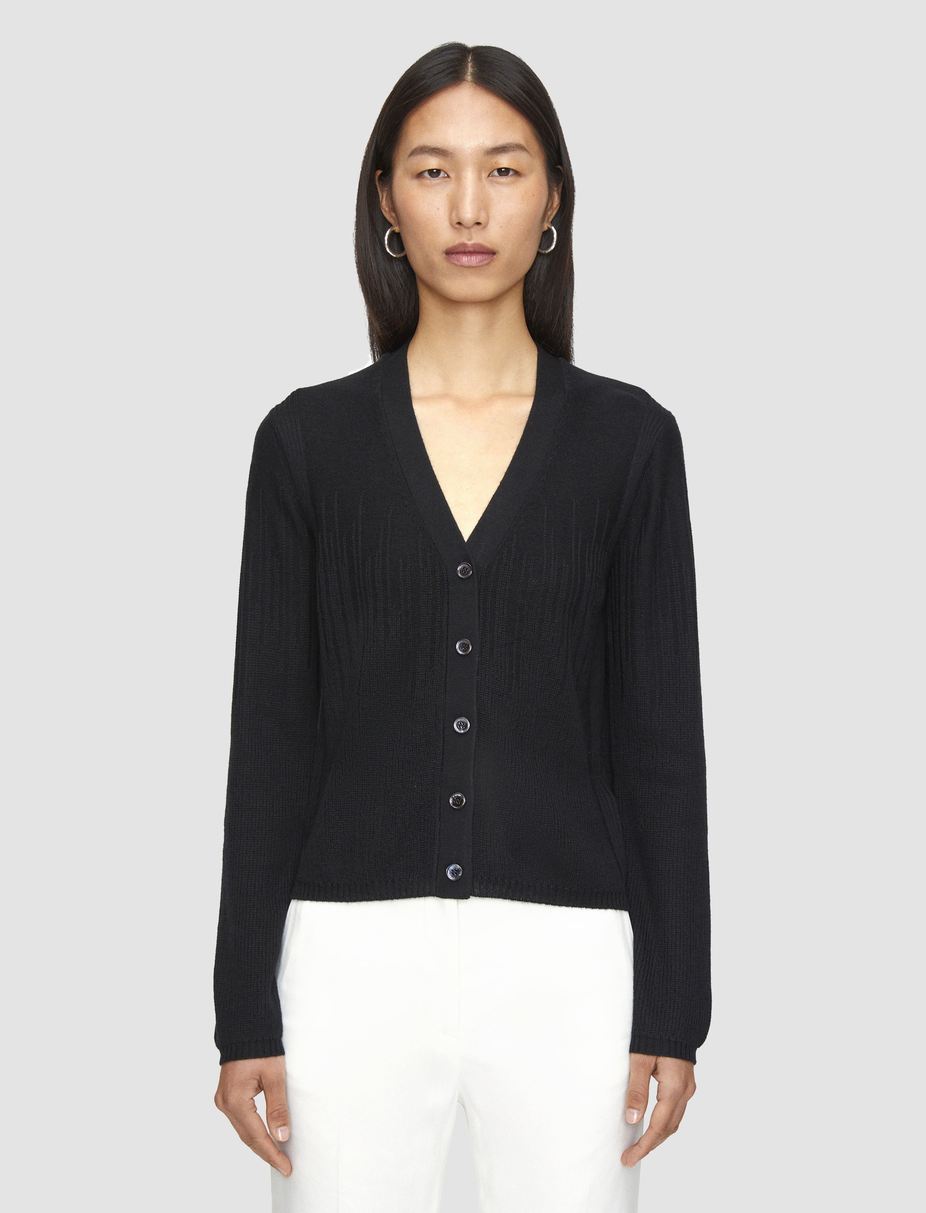 Gradient Stitch Cardigan - 3
