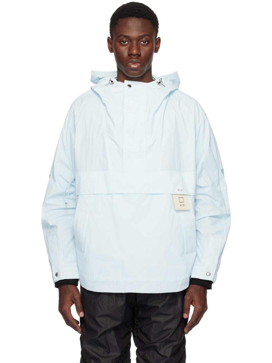 Blue Drawstring Jacket - 1