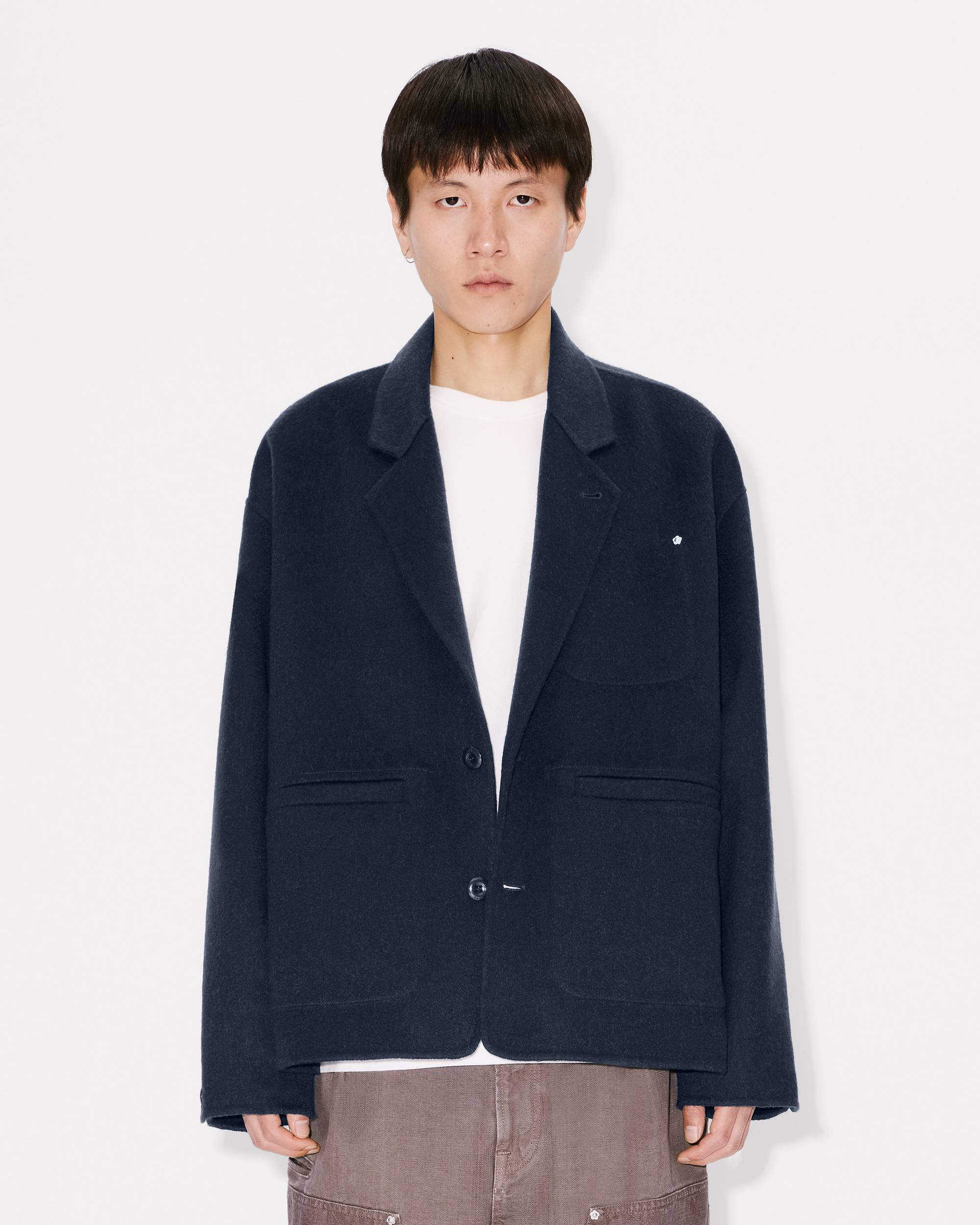 Workwear jacket in wool alpaca - 4