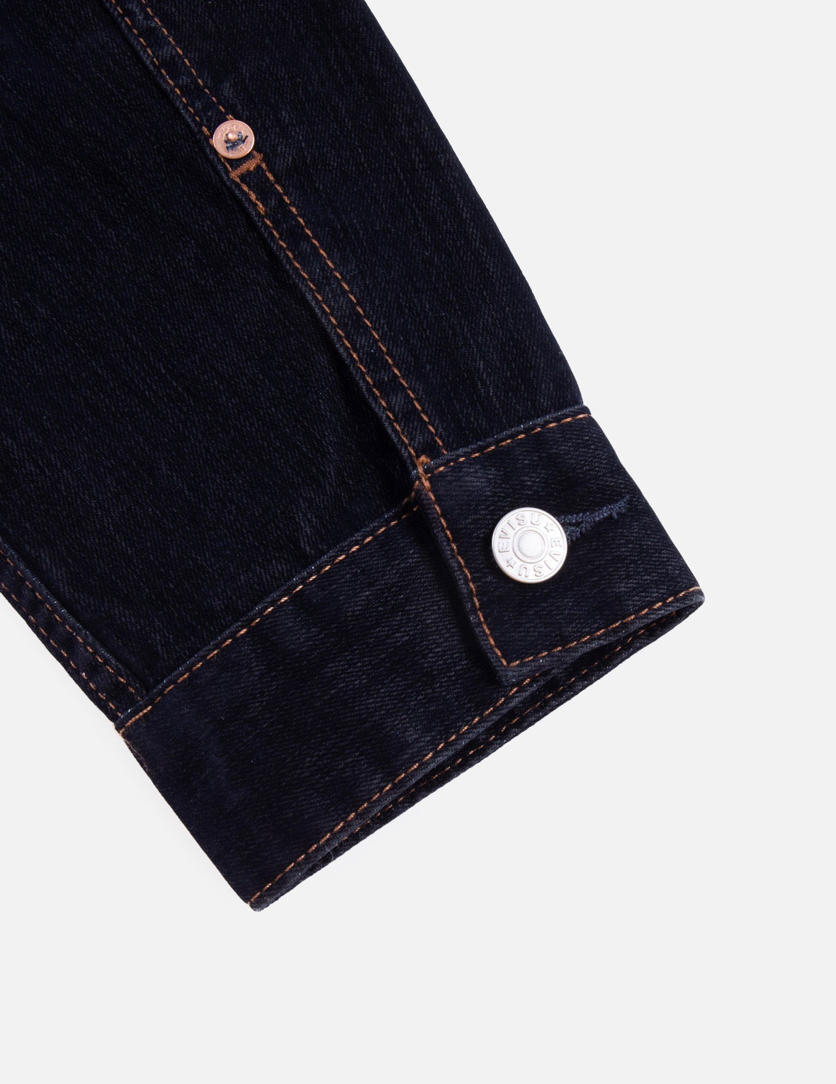KAMON AND SEAGULL EMBROIDERY REGULAR FIT DENIM JACKET - 10