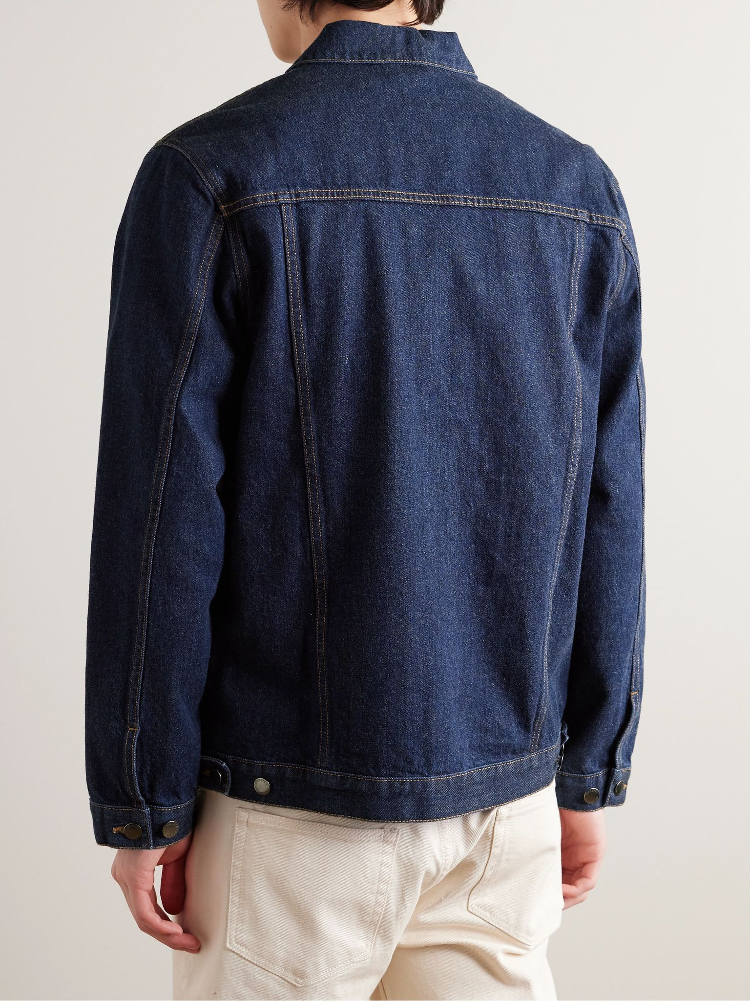 Selvedge Denim Jacket Blue - 3