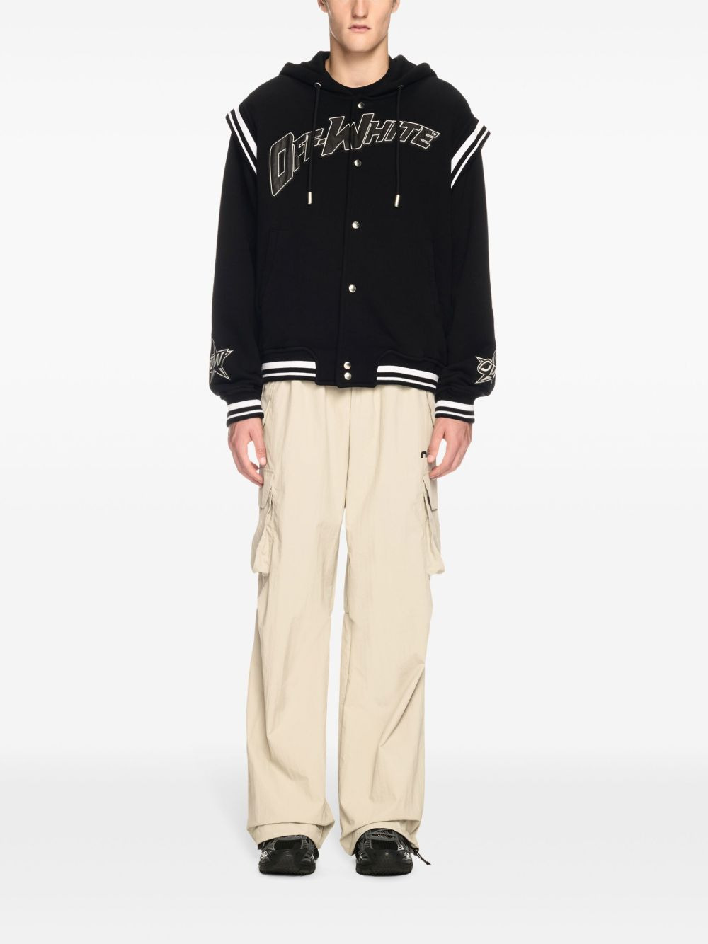 Off White Men Varsity Sweatshirt - 4