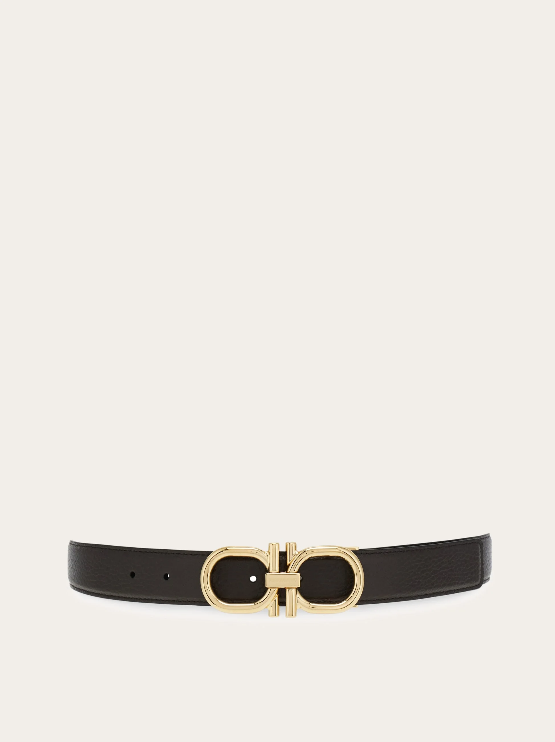 Reversible and adjustable Gancini belt - 1