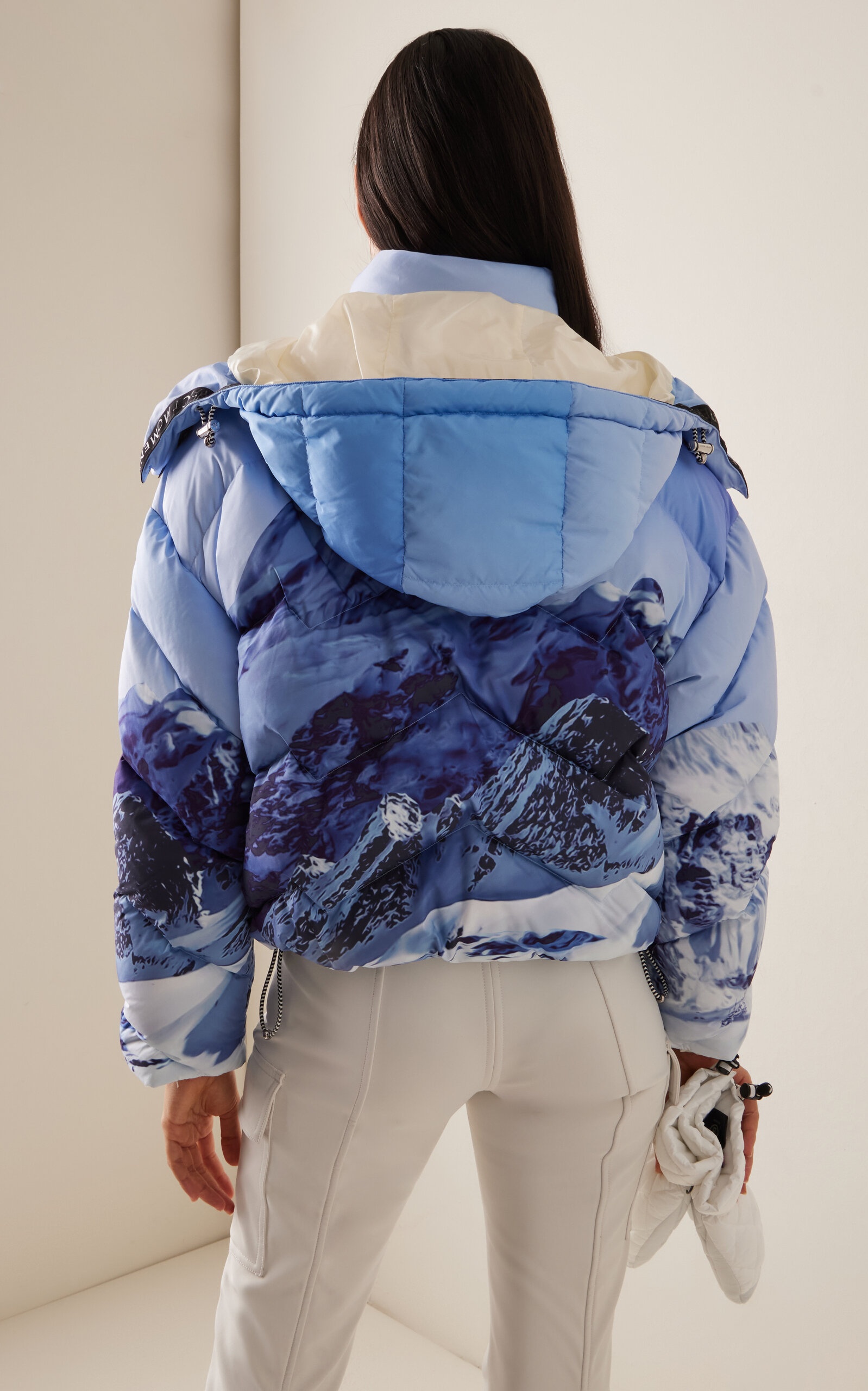 Mountain Puffer Down Ski Jacket blue - 4