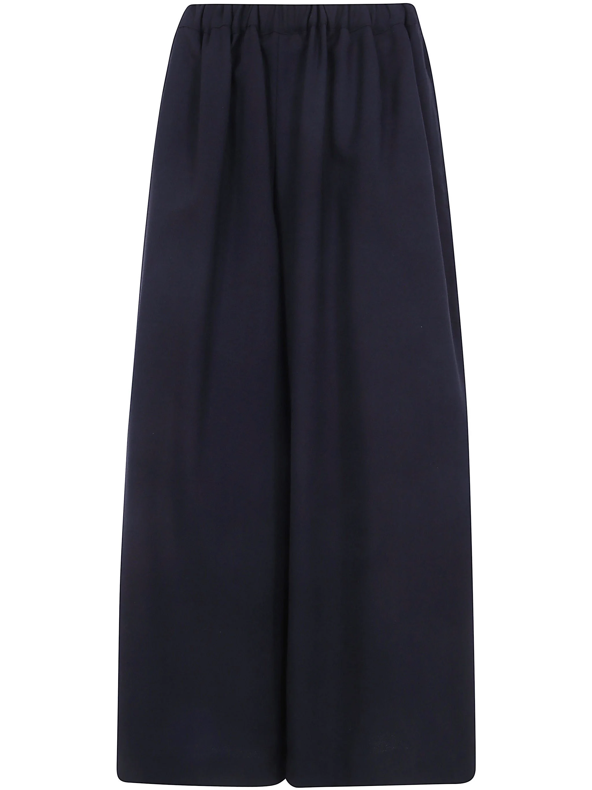 Trousers Wide-Leg "Wool Georgette" - 1