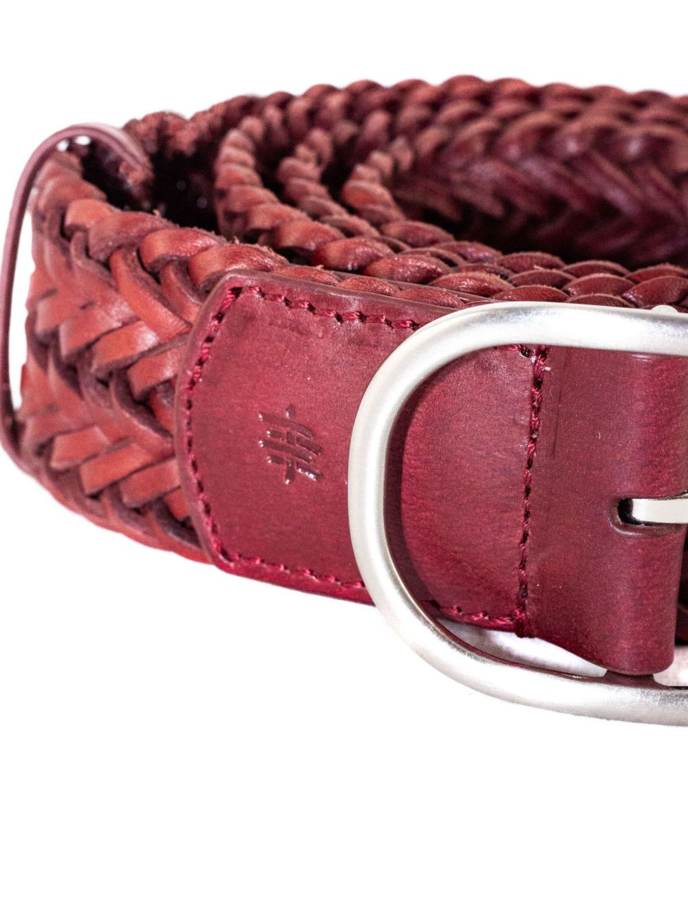 braided-leather belt - 2