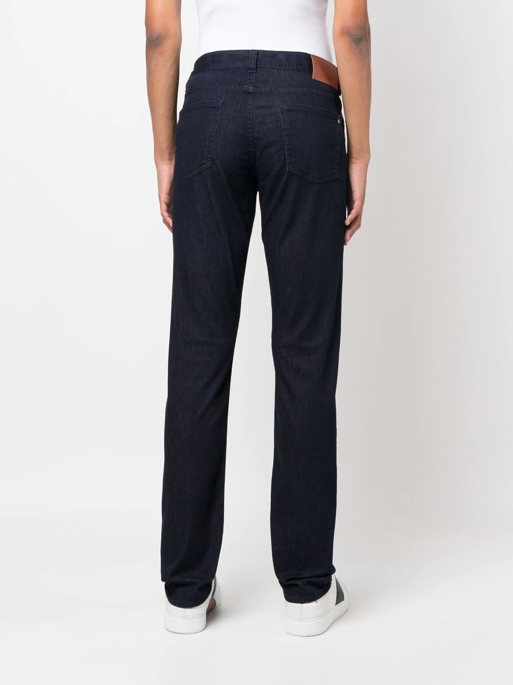 straight-leg mid-rise jeans - 4