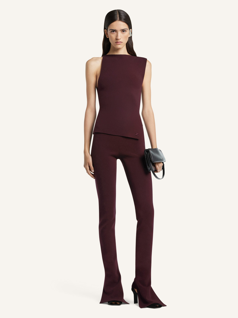 courrèges BOOTCUT INTERLOCK PANTS outlook