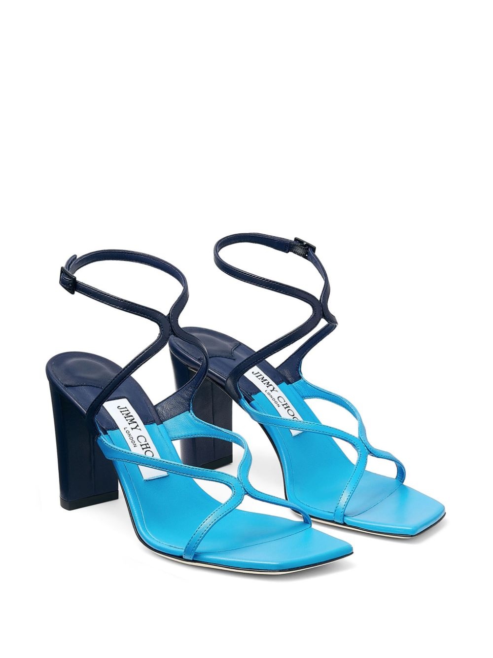 Azie 85mm two-tone sandals - 2