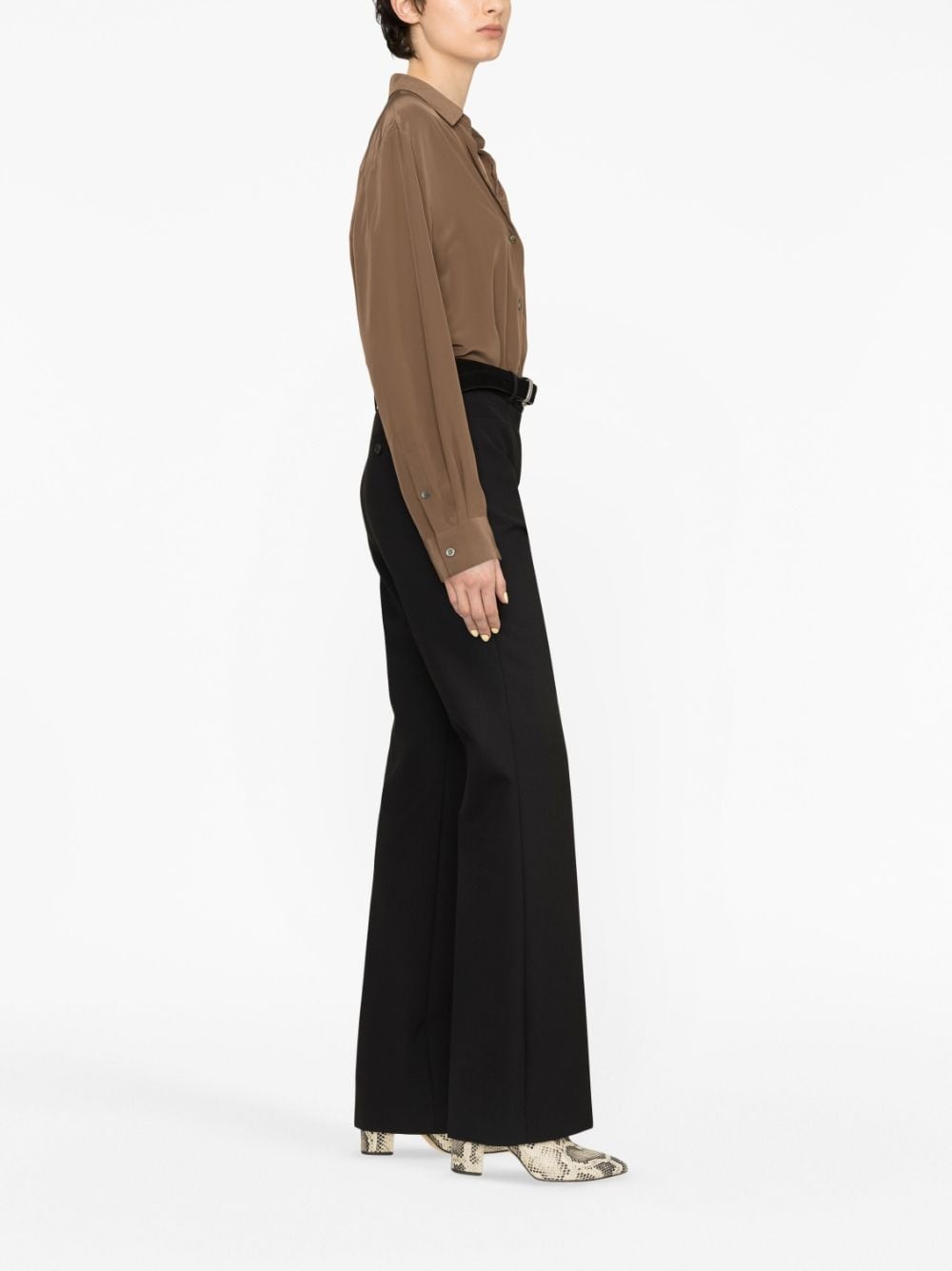 crepe de chine shirt - 4
