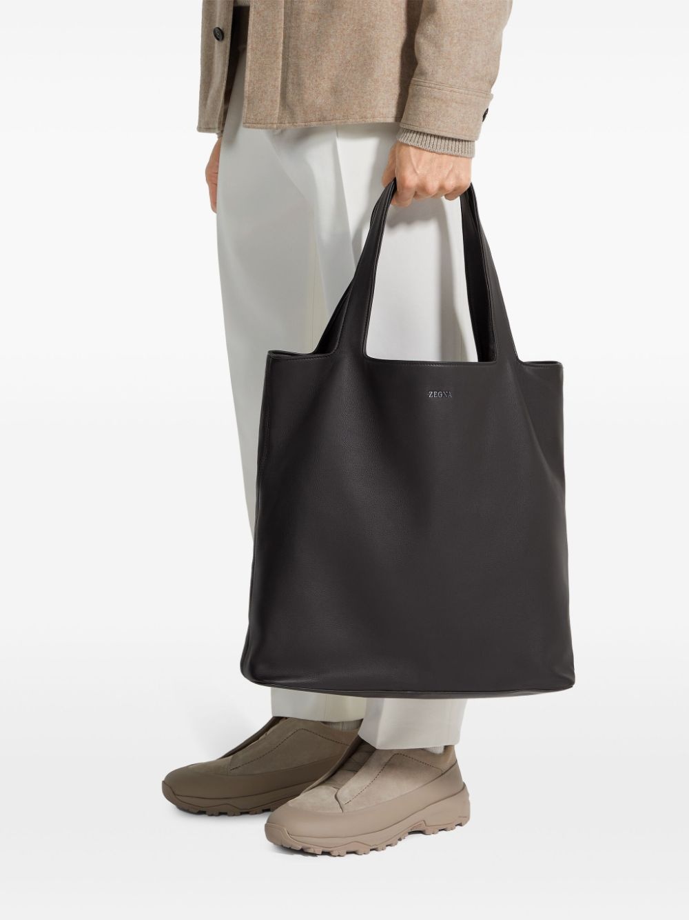 Secondskin leather tote bag - 2