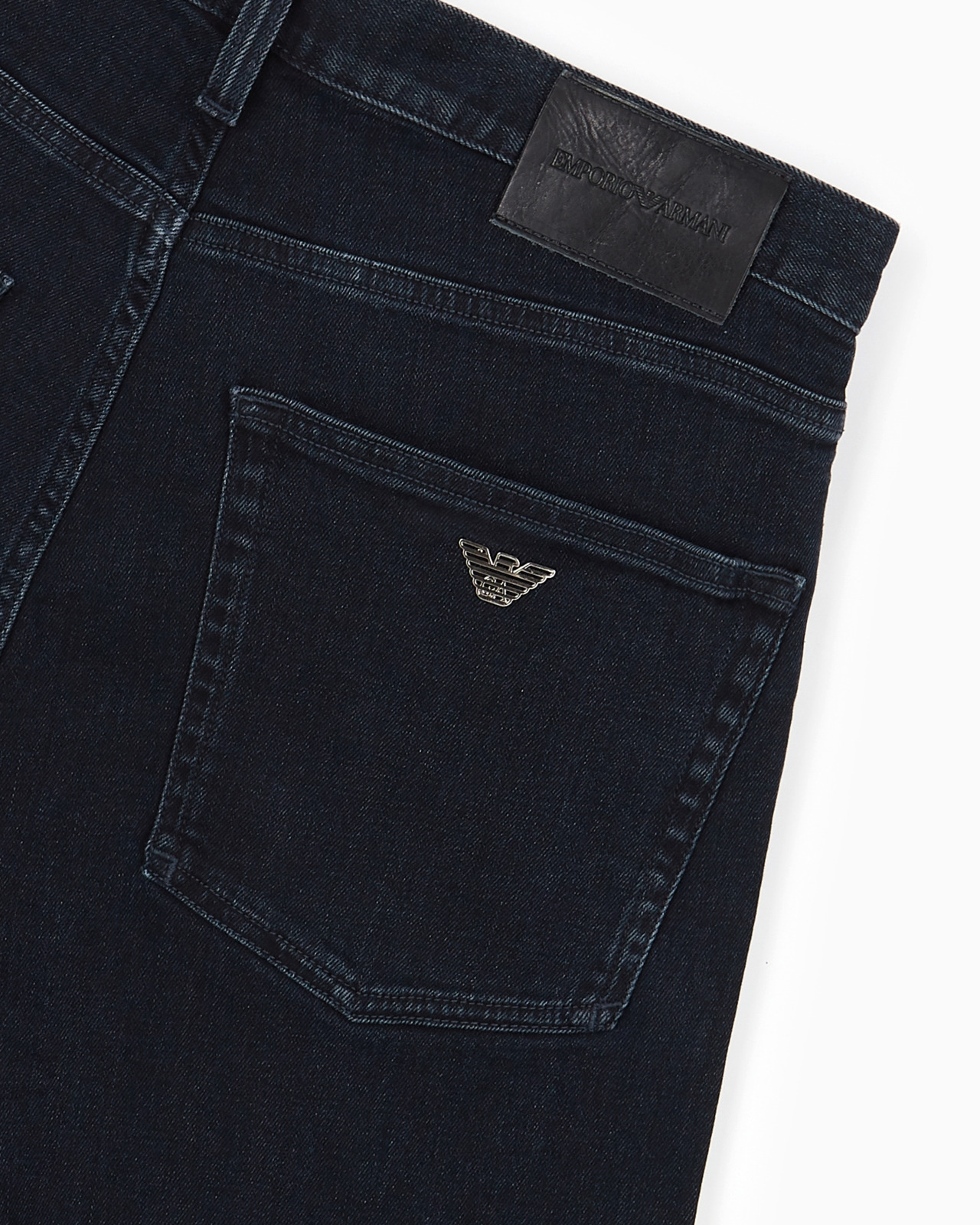 J45 Regular-fit, washed twill 10.5 oz comfort-denim jeans - 7