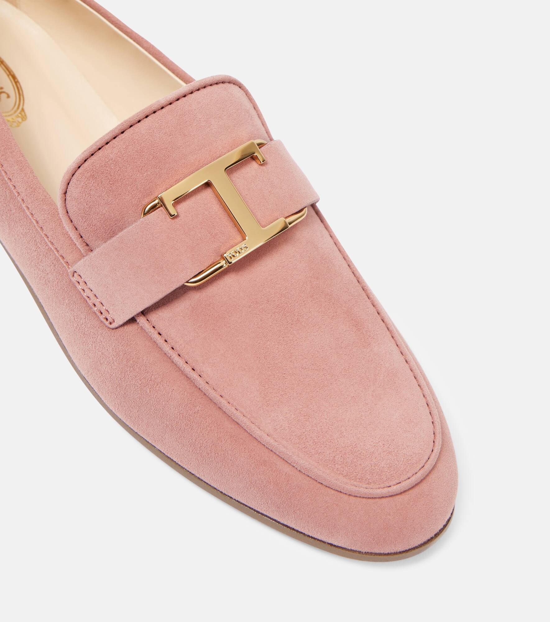 T Timeless suede loafers - 5