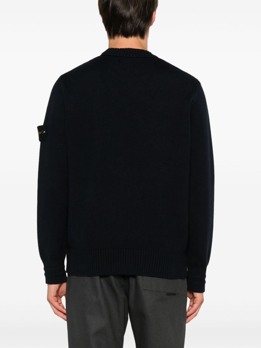 Compass-badge sweater - 4