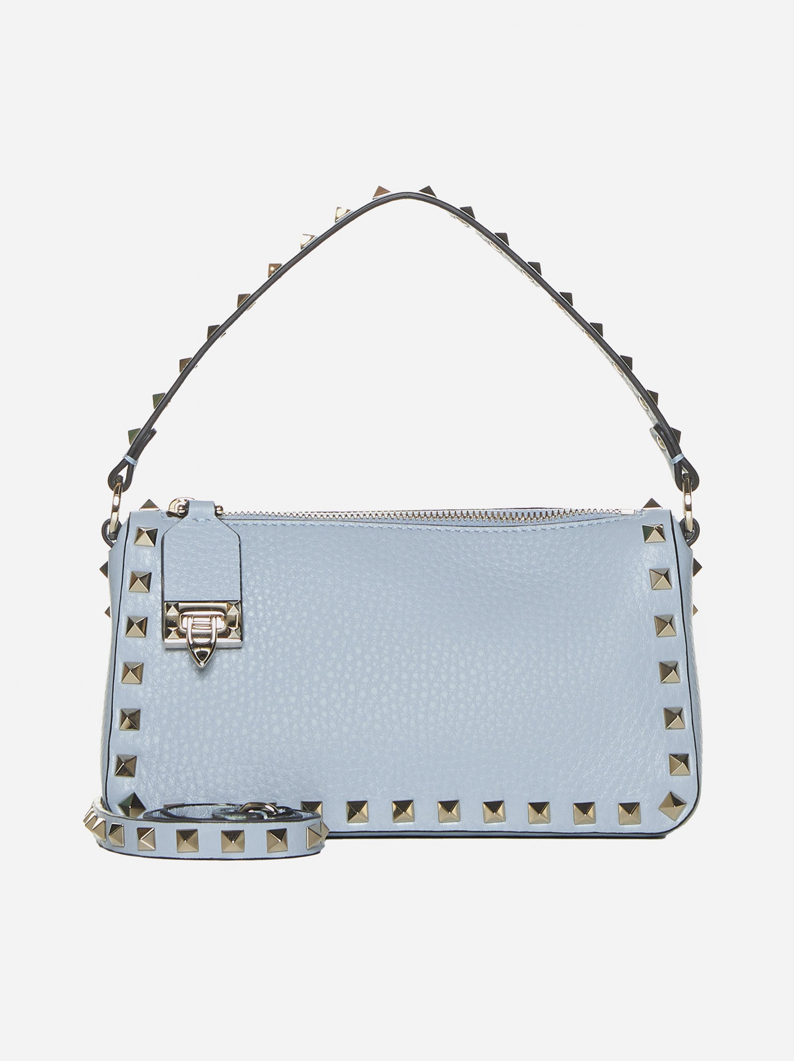 Rockstud leather small bag - 1