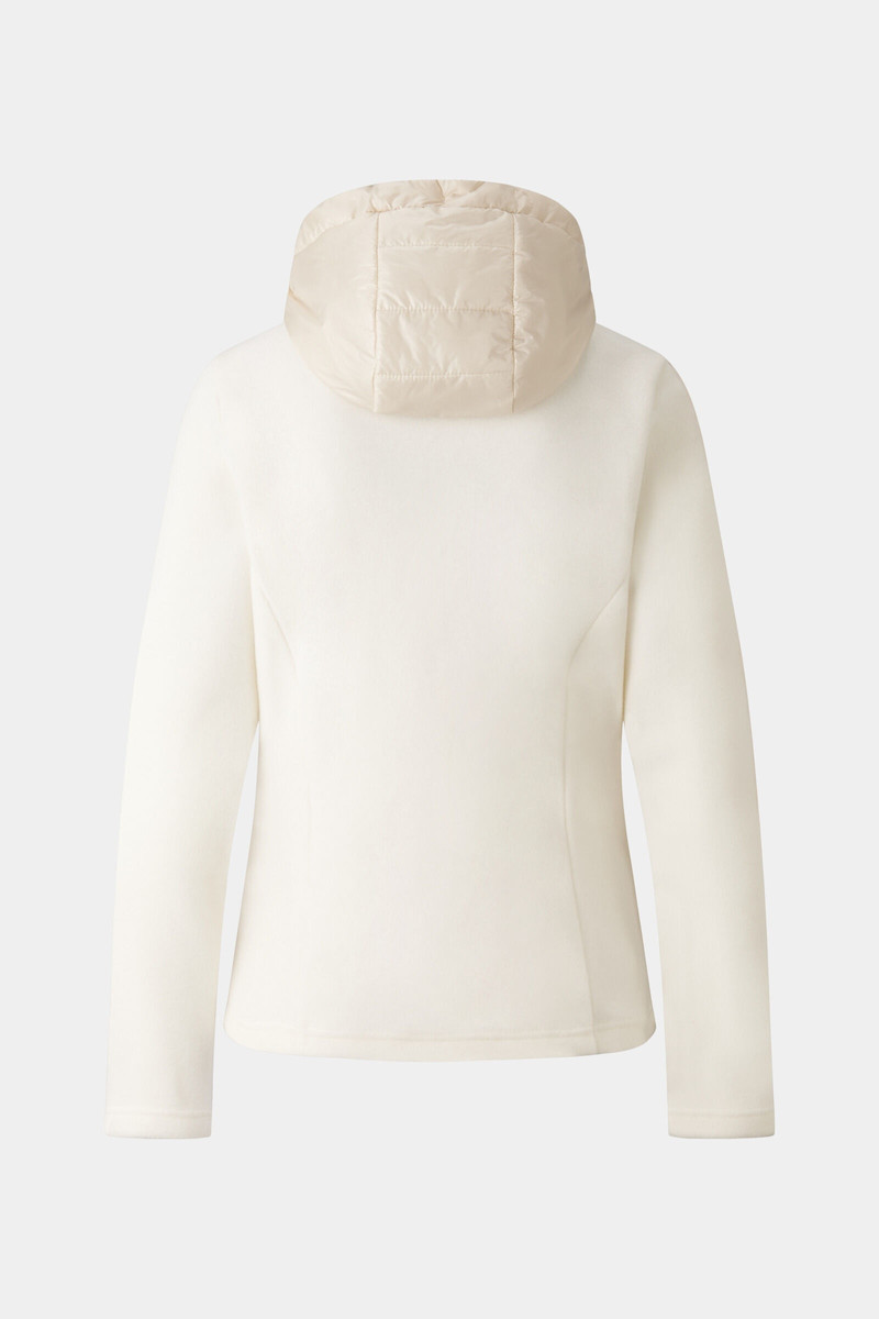 BOGNER Fleur Fleece mid layer in Off-white outlook