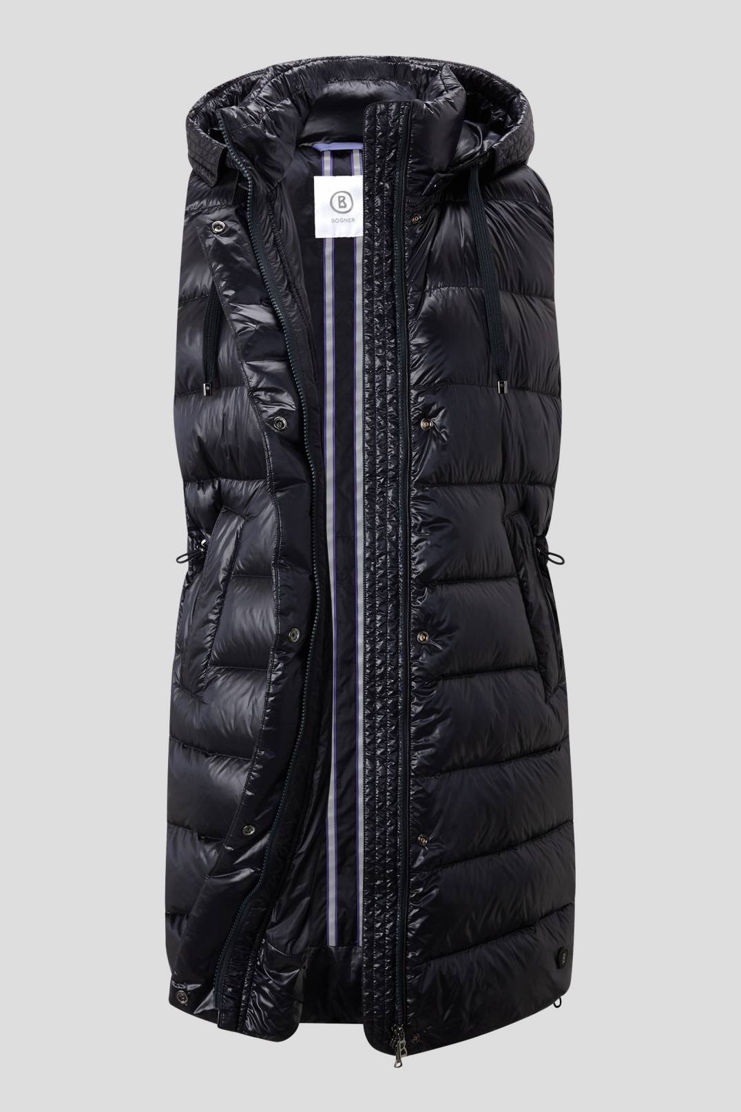 JELLA DOWN WAISTCOAT IN NAVY BLUE - 6