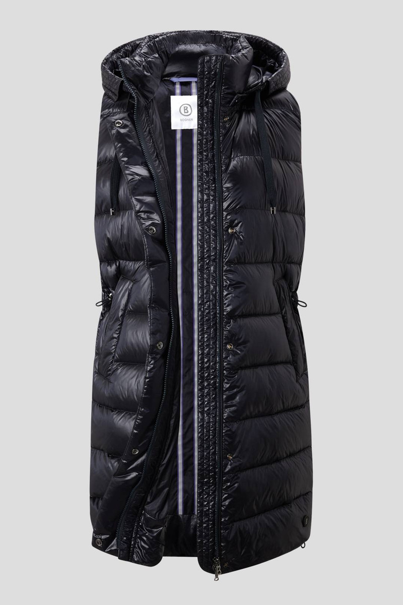 JELLA DOWN WAISTCOAT IN NAVY BLUE 6