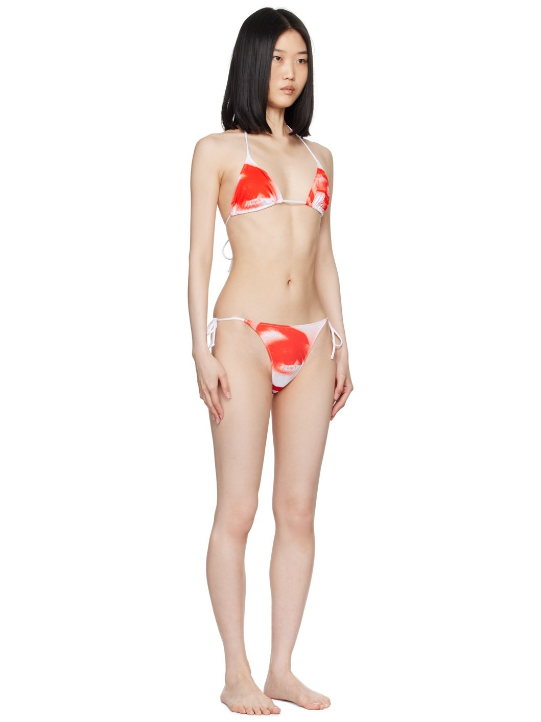 Red 'The Eyes And Lips' Bikini - 2
