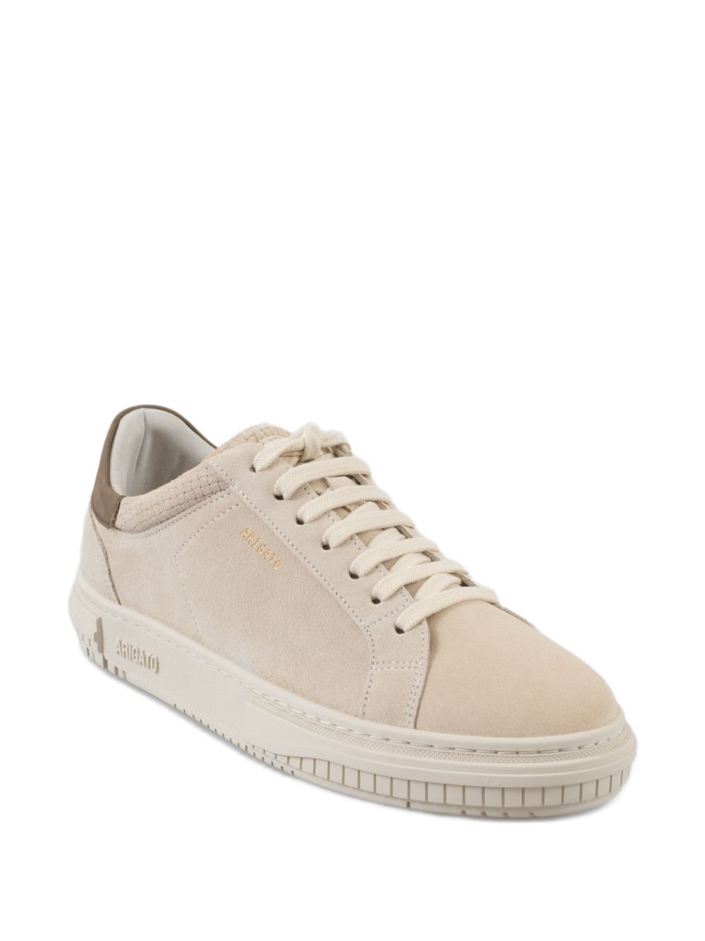 suede leather low-top sneakers - 2