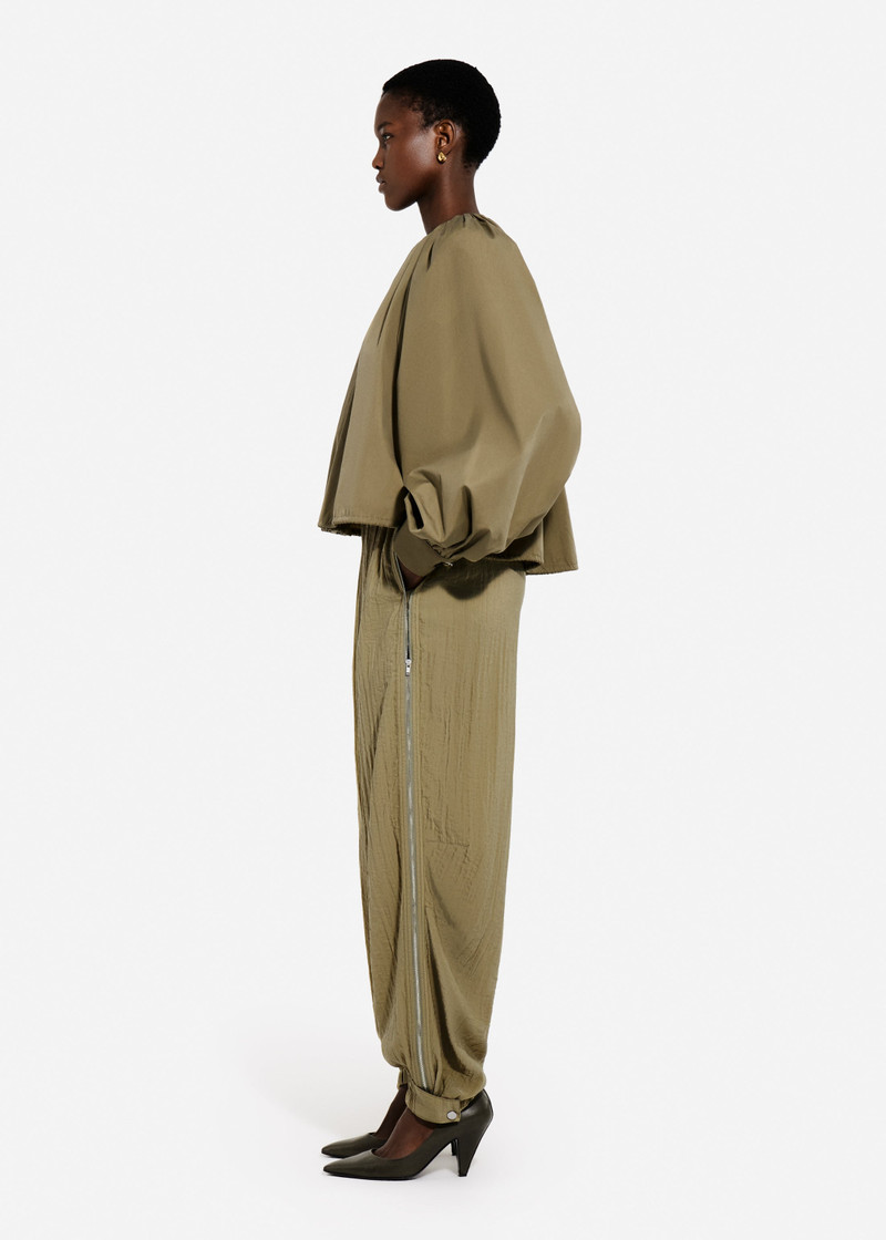 Articulated Vented Pant in Wrinkled Nylon 3