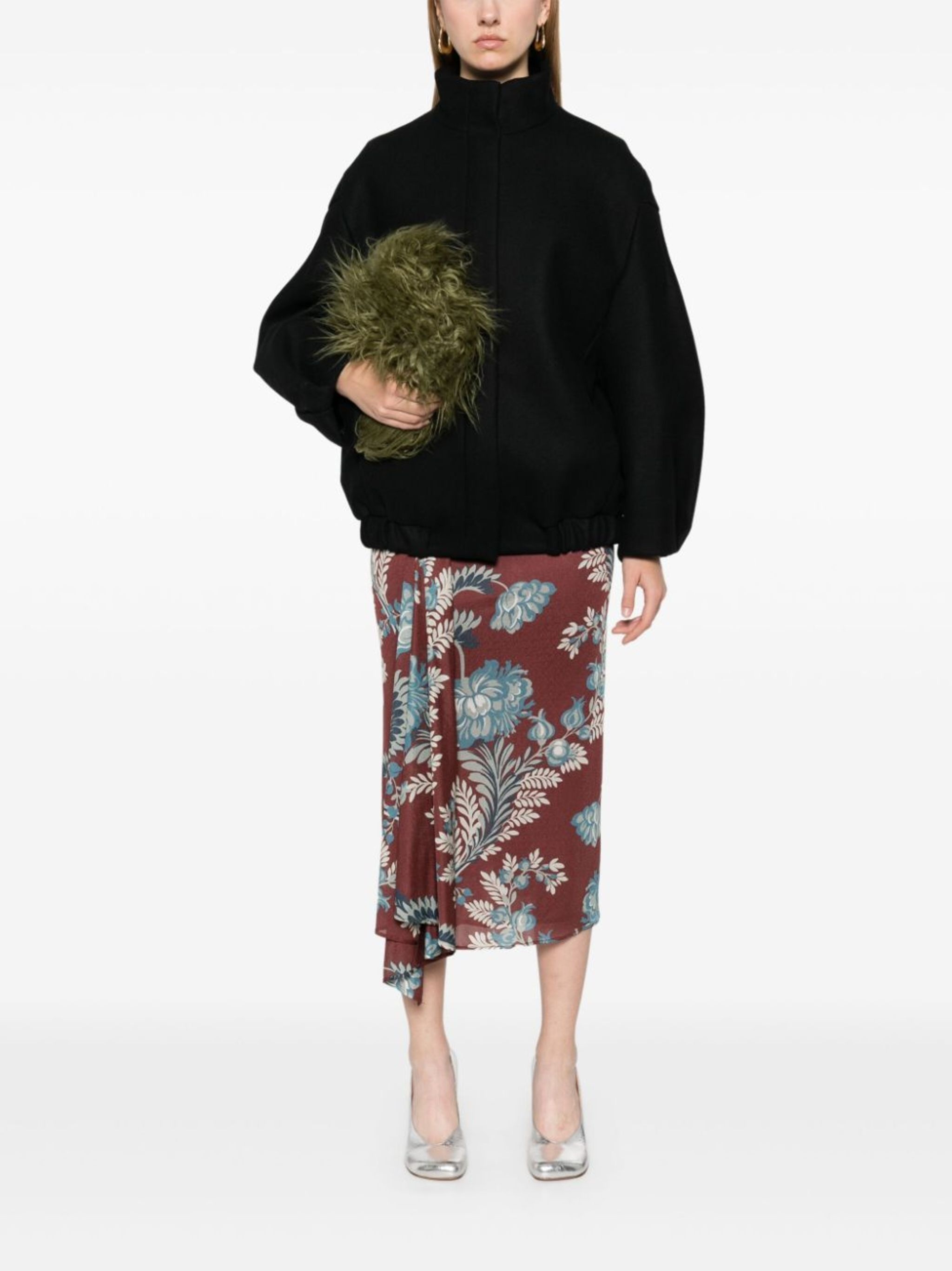 felted-finish jacket - 2