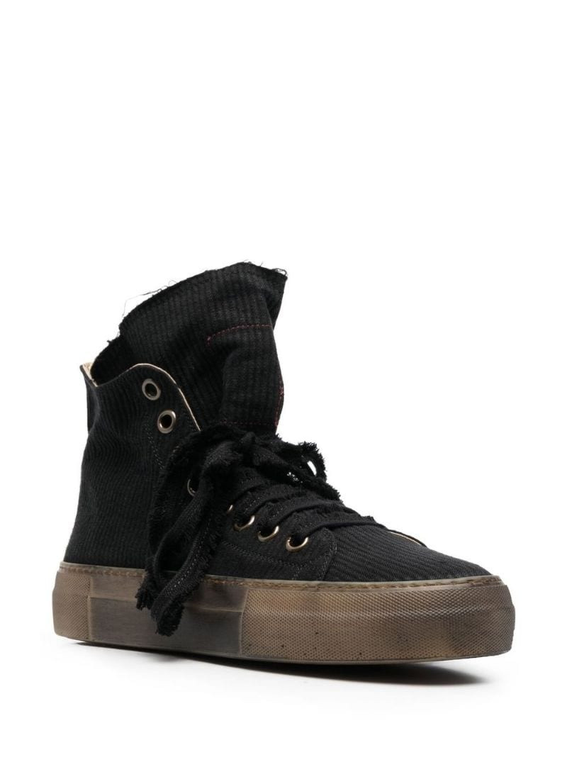 UMA WANG platform-sole high-top sneakers outlook