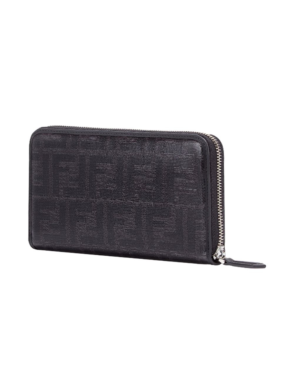 zip-around FF motif wallet - 2