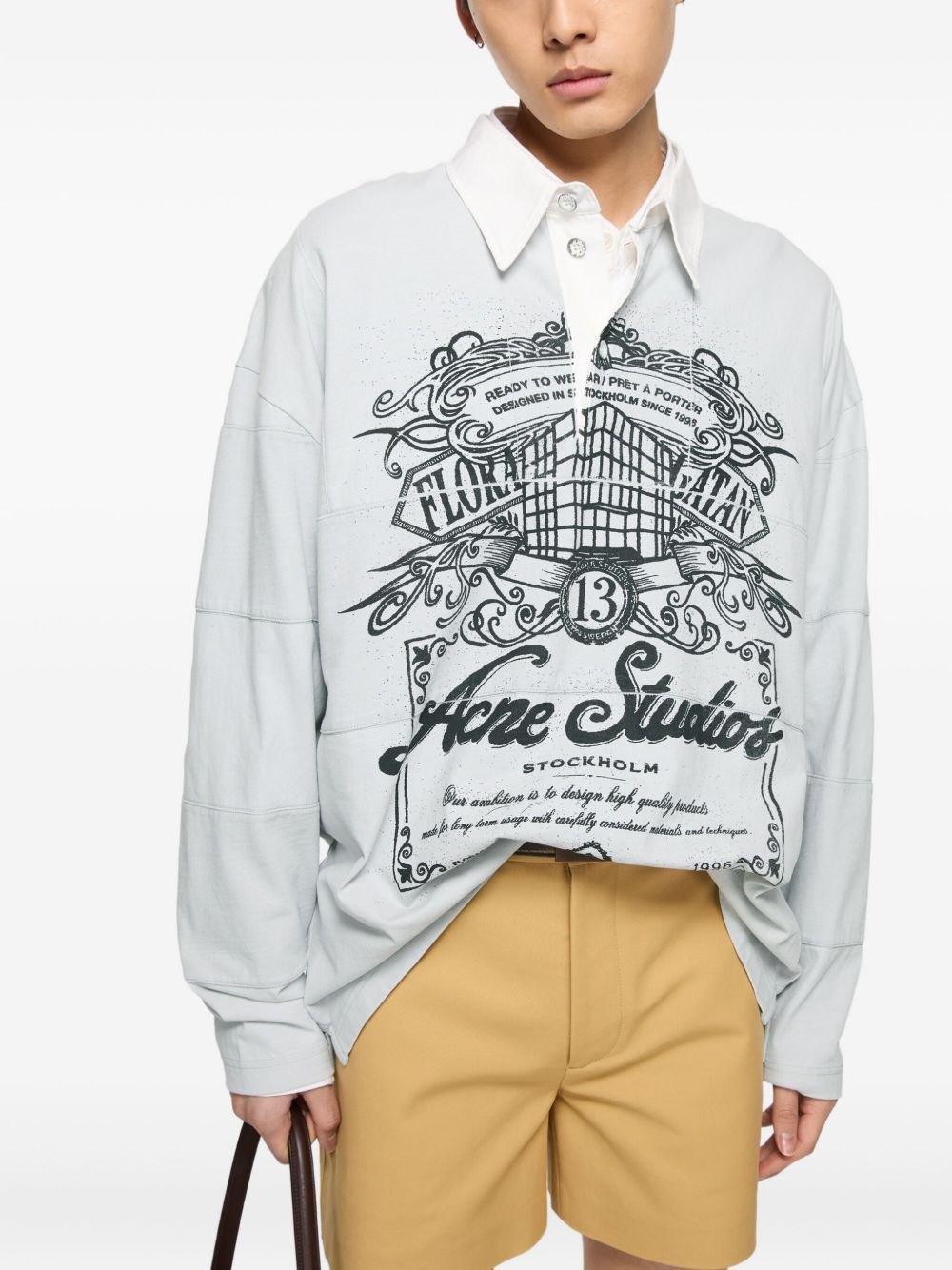 graphic-print polo shirt - 5