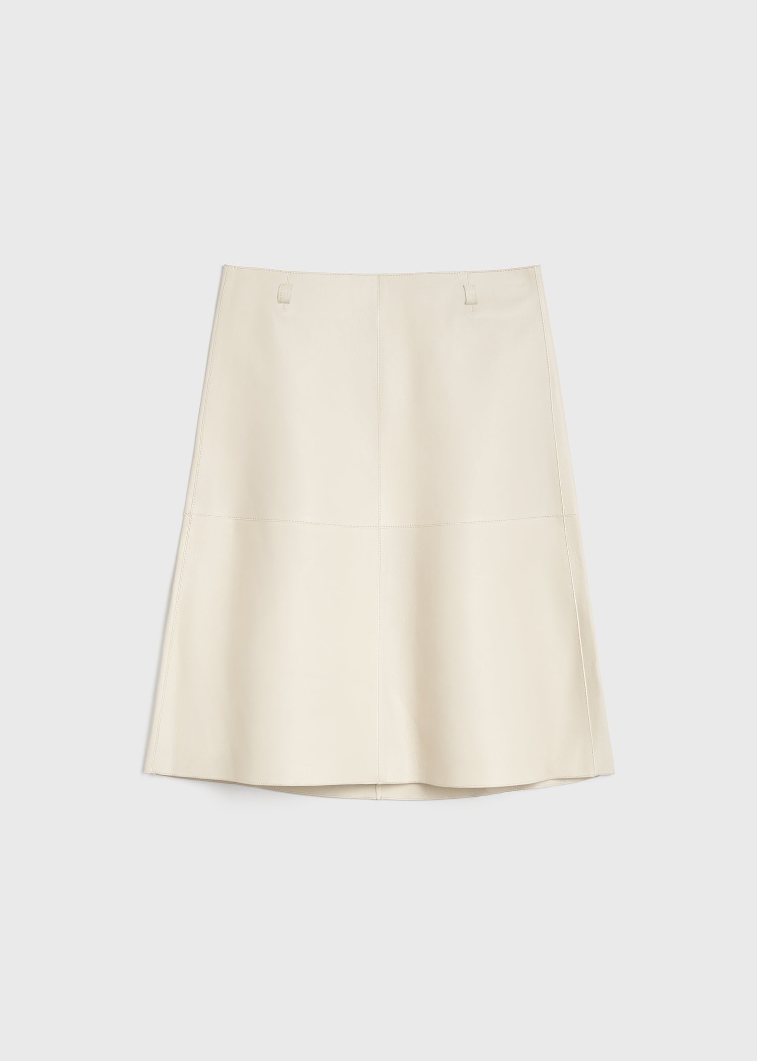 Double leather skirt off-white - 1