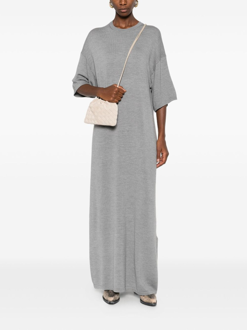 KHAITE short-sleeves midi dress outlook