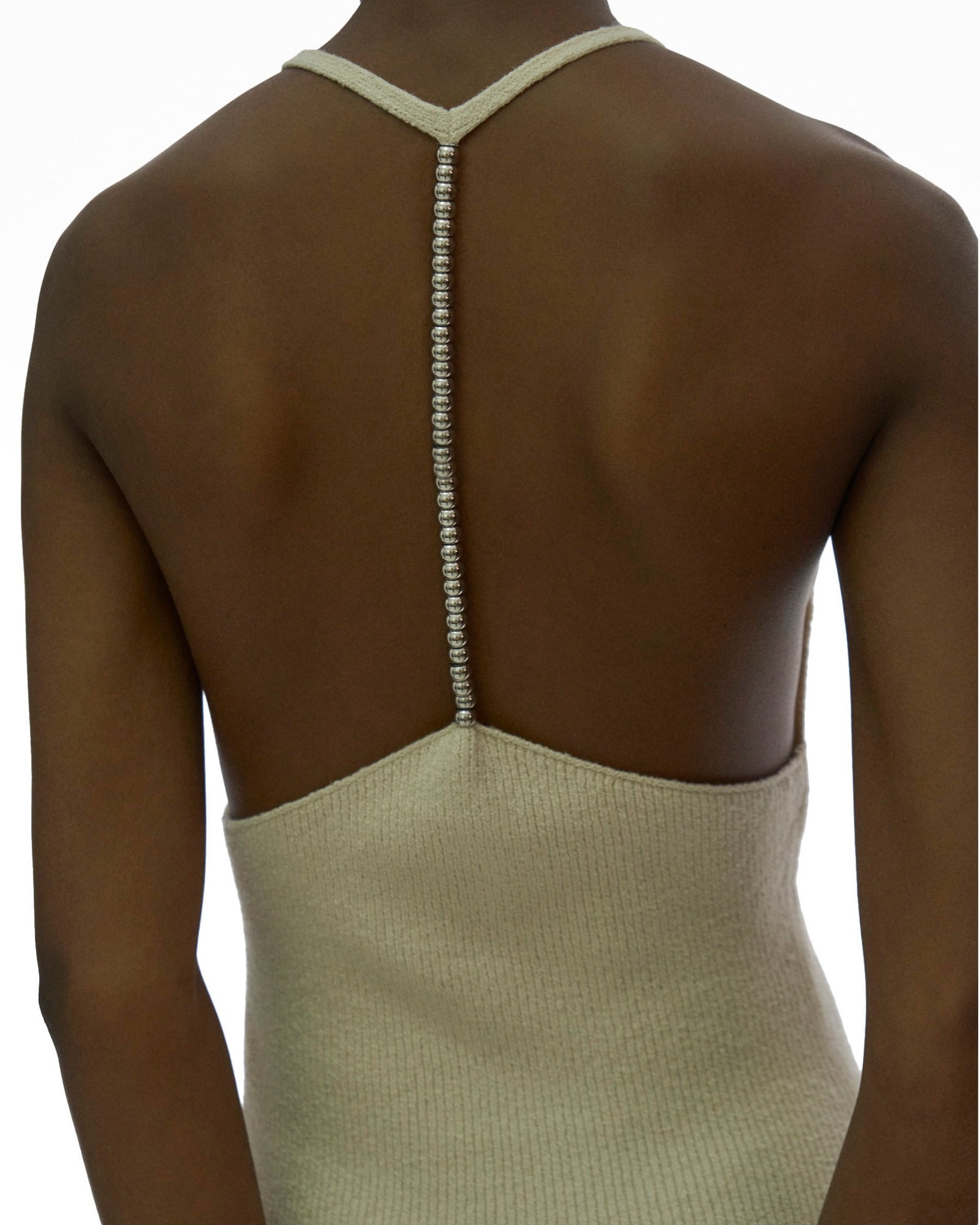 BEADED RIB TANK DRESS - 6