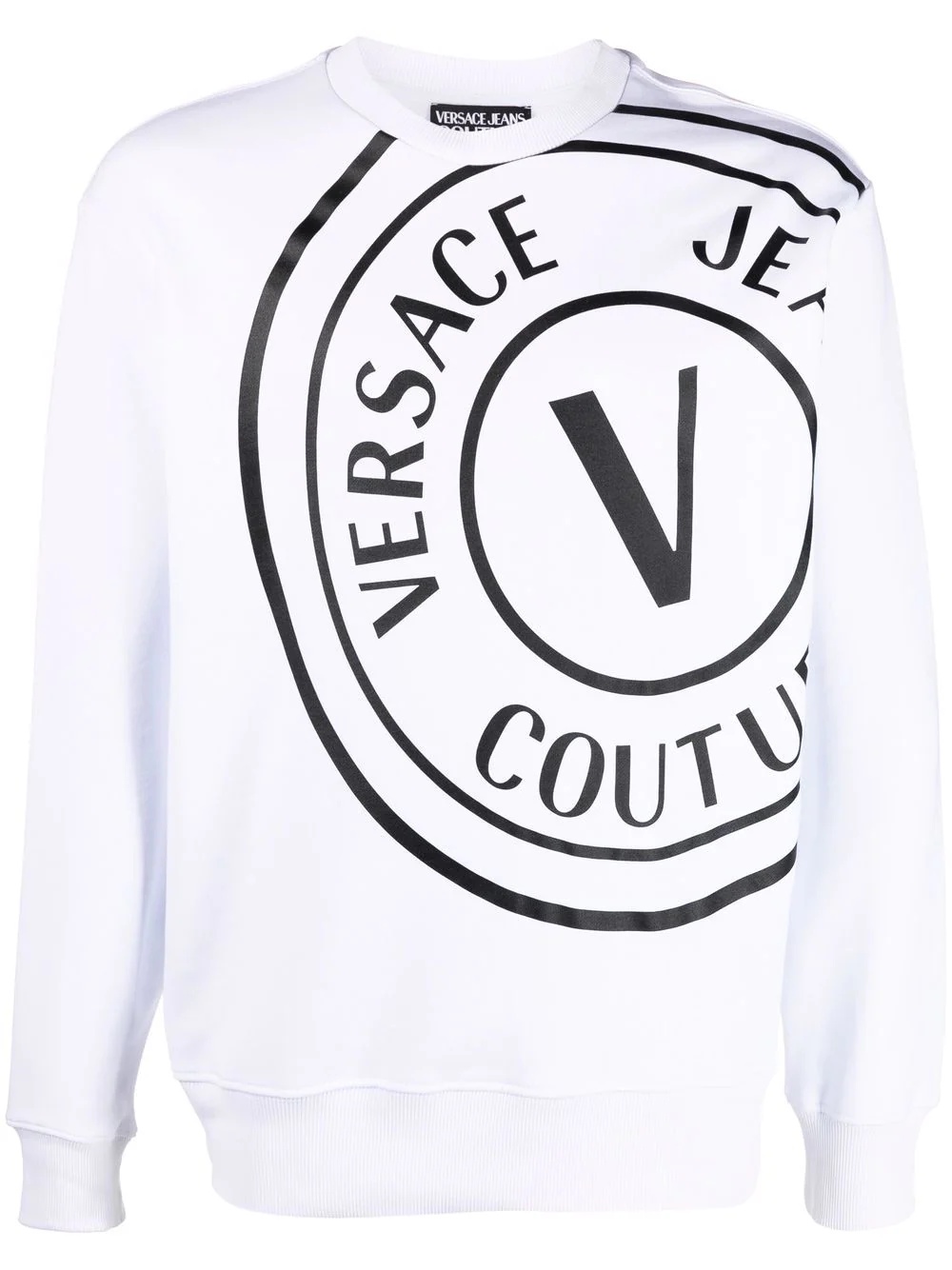 logo-print crew-neck sweatshirt - 1