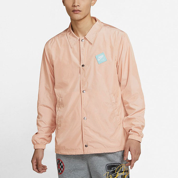 Air Jordan Letter Printing Sports Jacket  'Pink' CZ4825-805 - 3