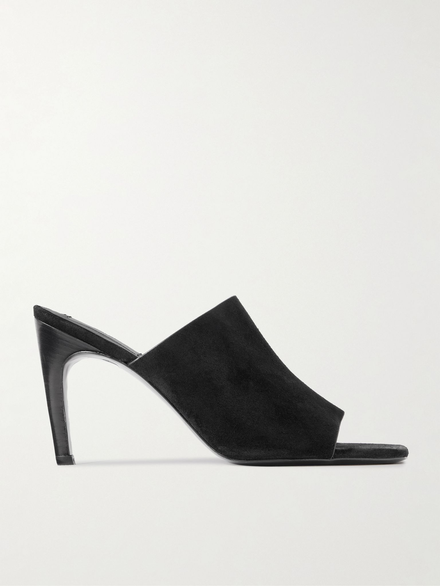 Suede mules Black - 1