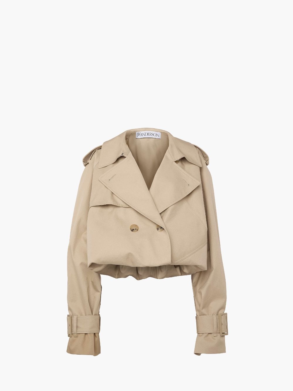CROPPED TRENCH COAT - 1