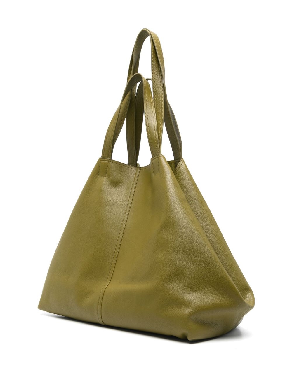 leather tote bag - 3