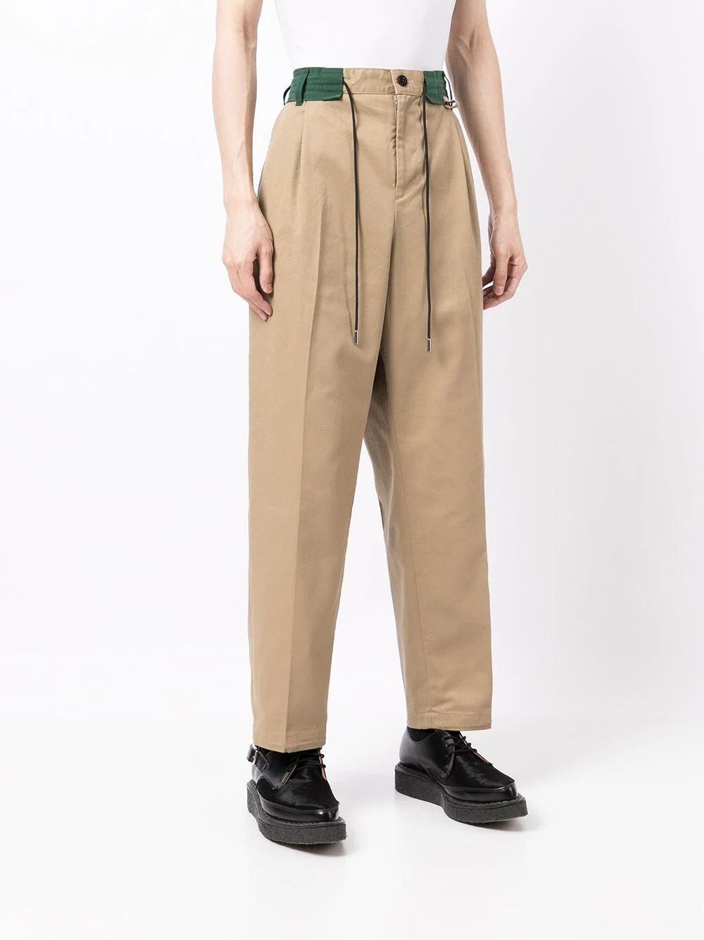 chino x grosgrain pants - 3