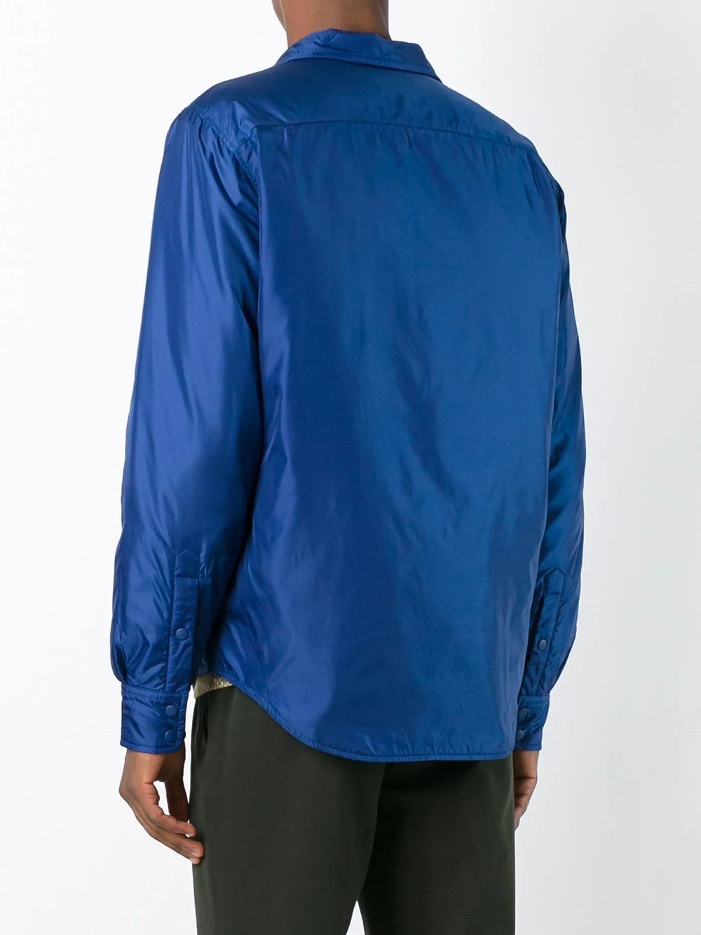 pointed collar windbreaker - 4