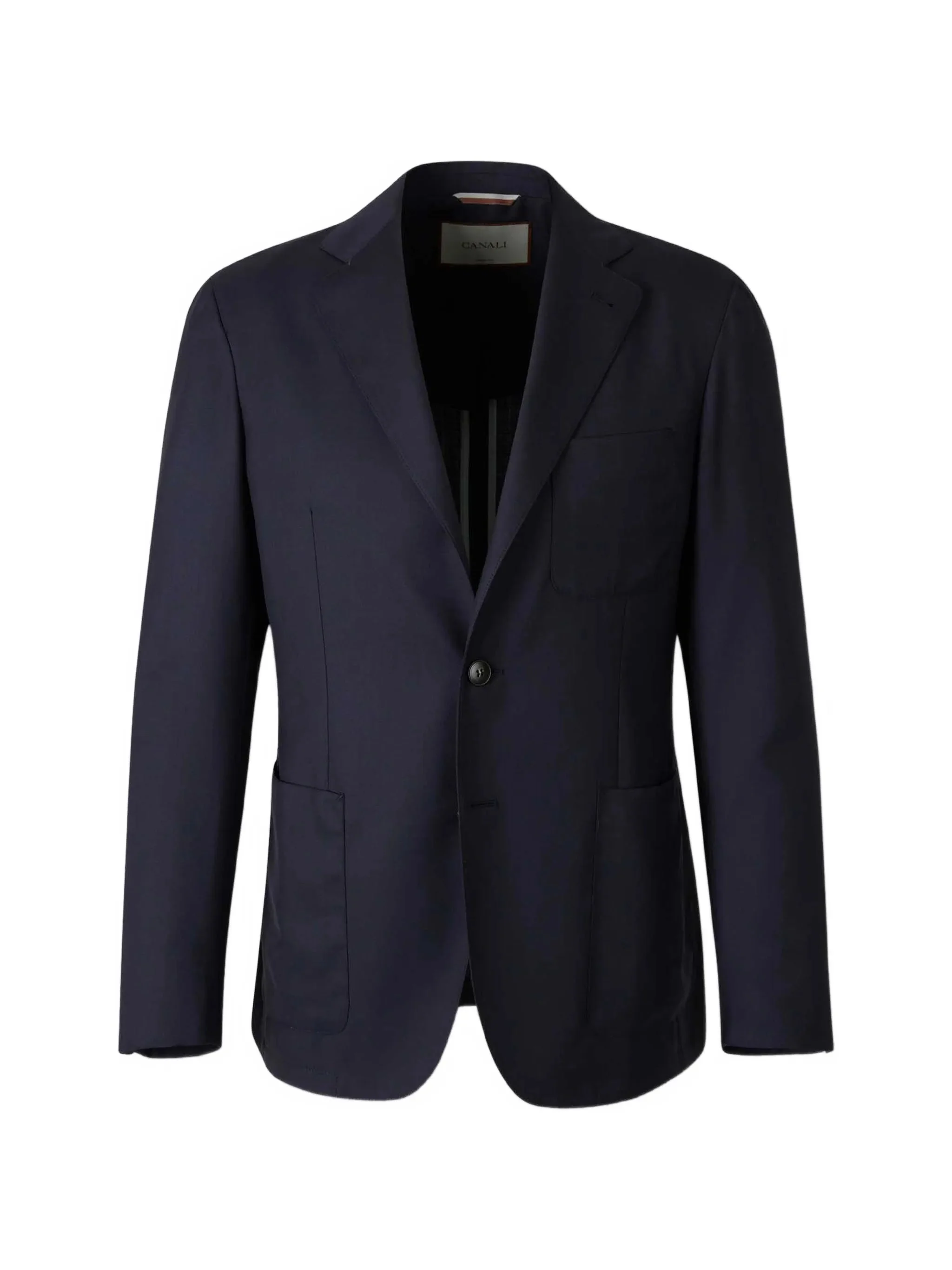 Canali Patch-pocket Single-breasted Blazer - 1