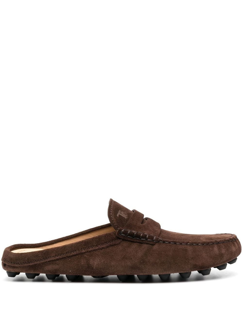Gommino Bubble suede mules 1