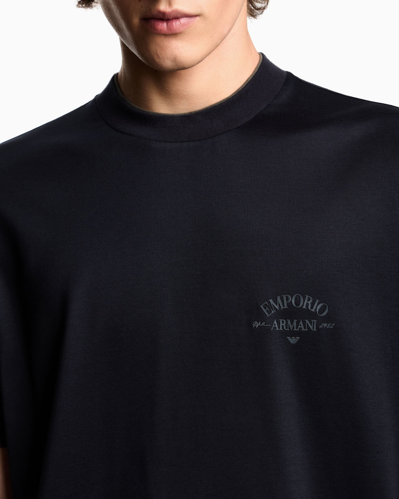 ASV LYOCELL-BLEND JERSEY T-SHIRT WITH CONTRASTING DETAILS - 5