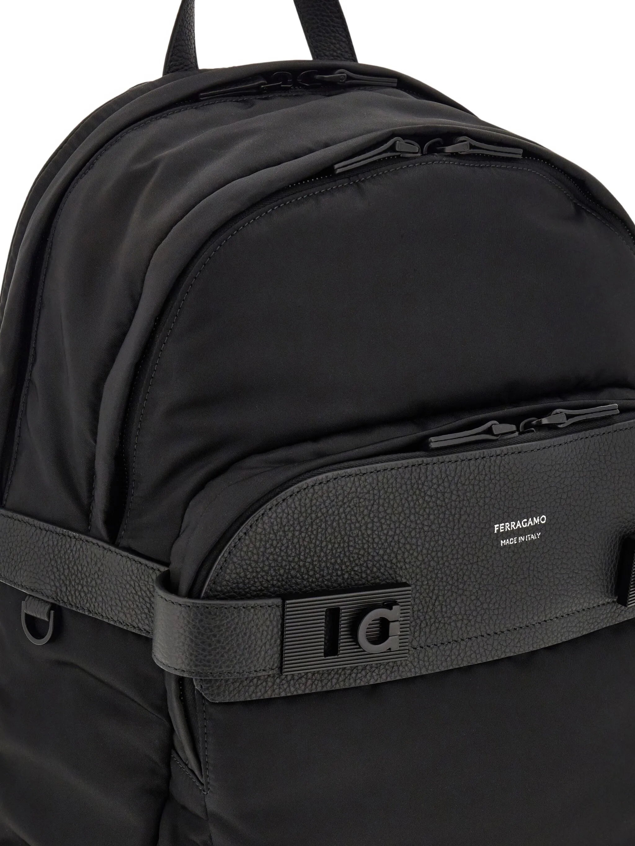 Ferragamo Leather-trim Backpack - 5