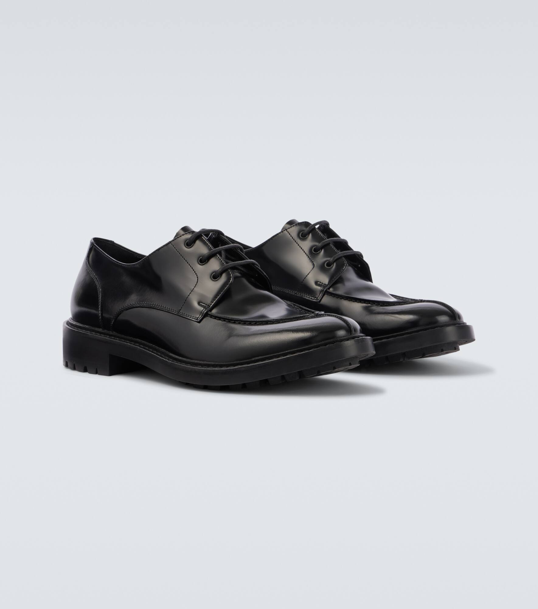 Lino leather derby shoes - 5