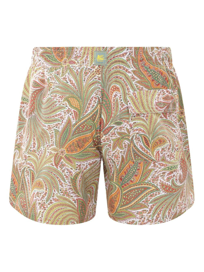 Etro Paisley-print swim shorts outlook