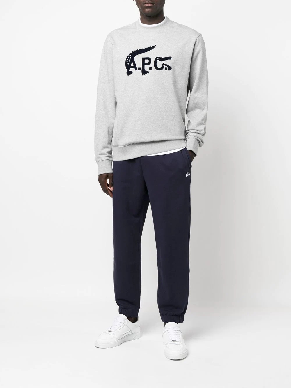 x A.P.C logo sweatshirt - 2